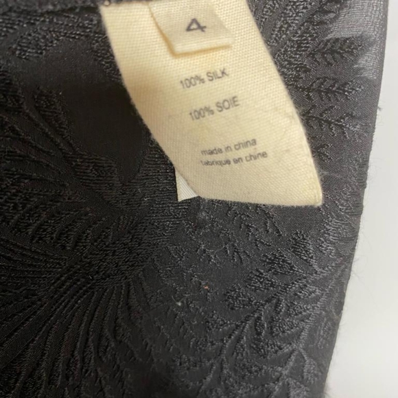 L'Agence Black Burnout Silk Maxi Dress - Picture 8 of 8